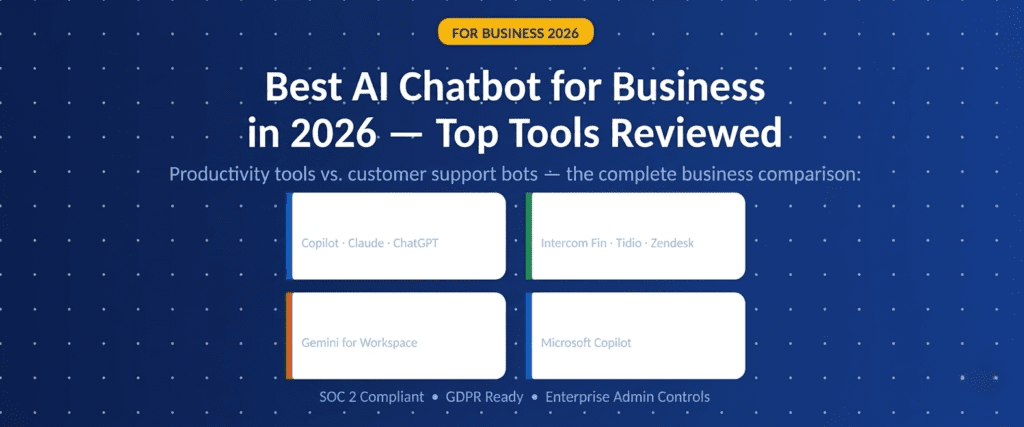 Best AI chatbot for business in 2026 — Microsoft Copilot, Claude and Intercom Fin compared